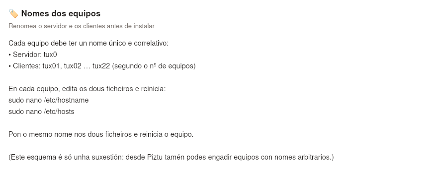 Paso de instalación do instalador de Piztu en marcha